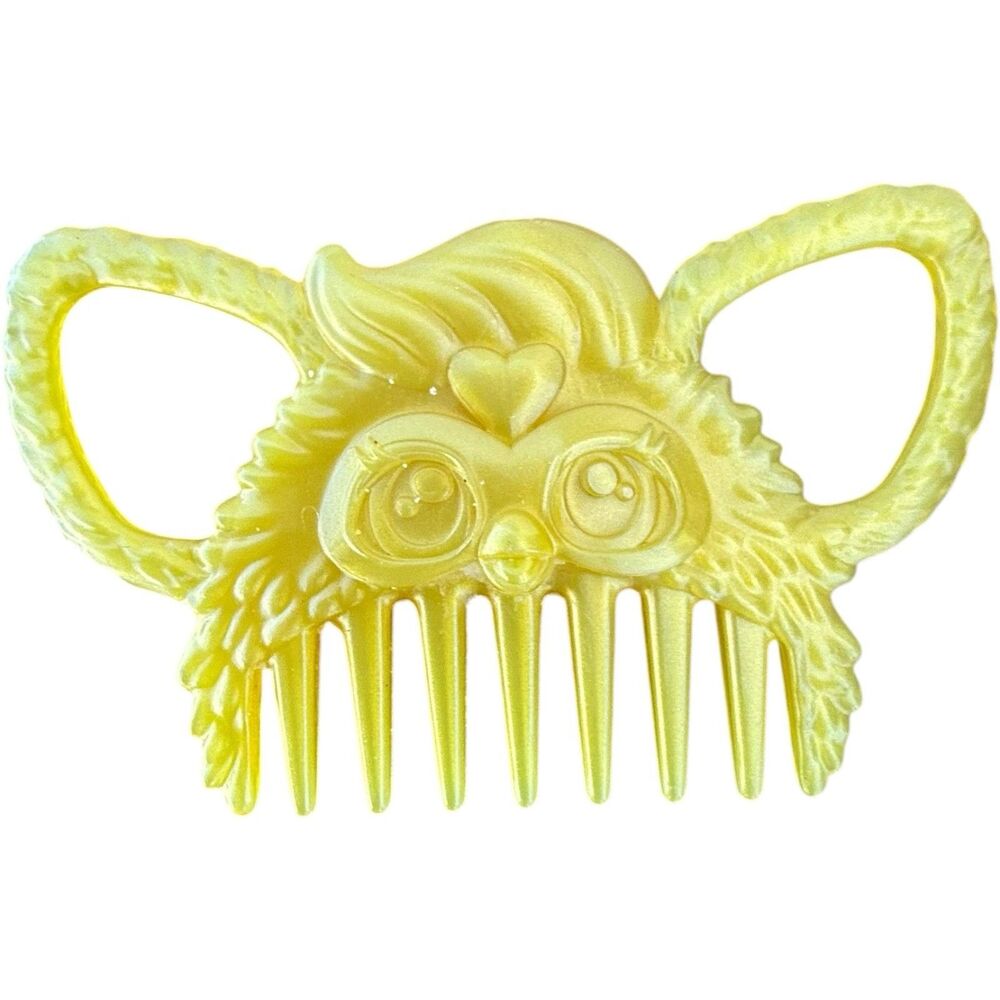 Furby Yellow Gold Color Replacement Hair Comb Brush Accessory